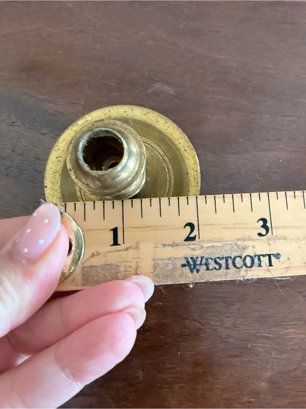 Virginia Metalcrafters Williamsburg Brass Mid-Drip Candlestick VM 16-39 4